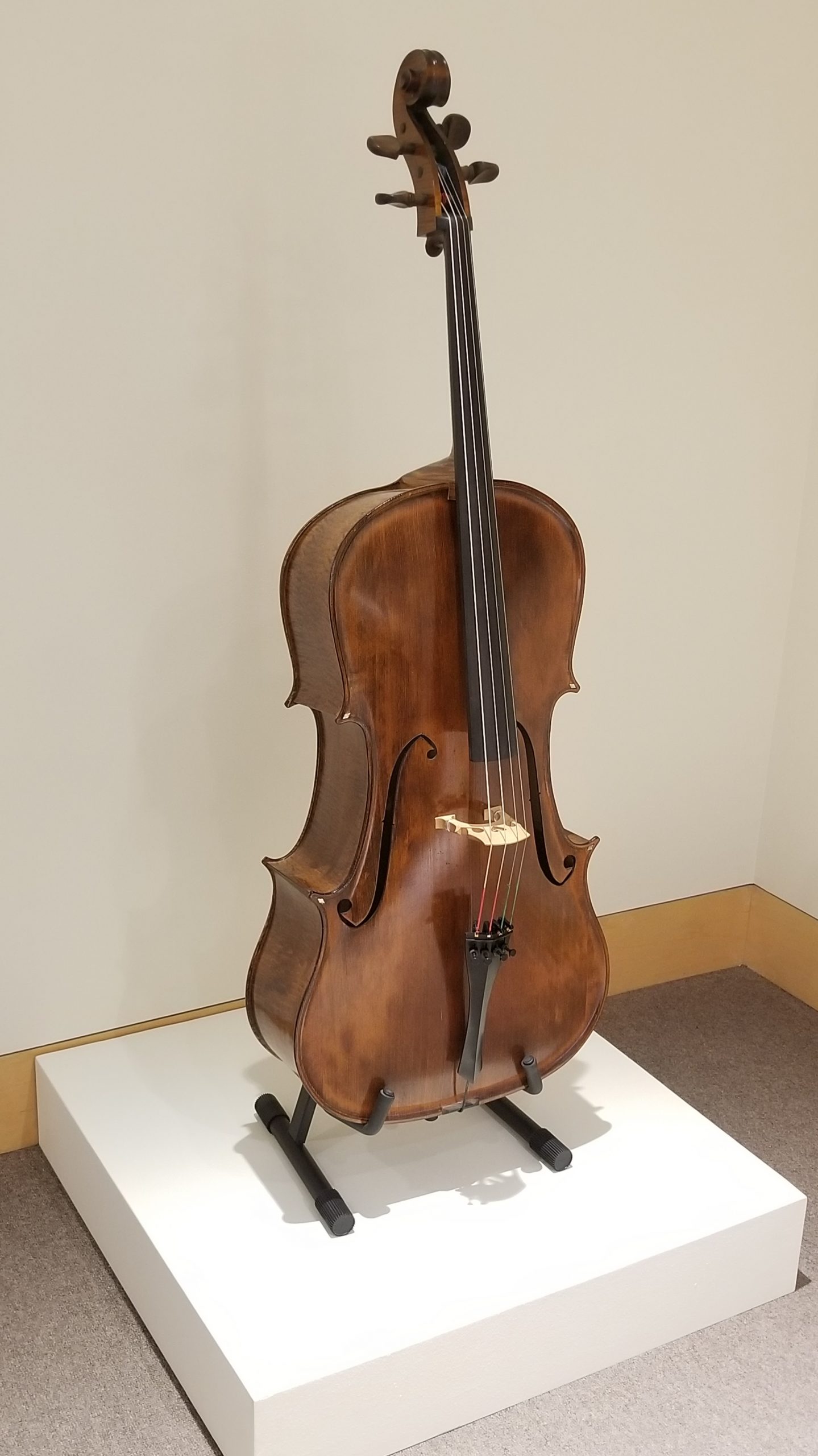 Cello, Geneva 1.0, 2020, wood, Courtesy of the artist