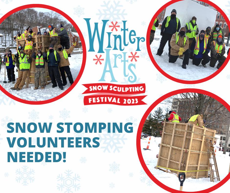 Snow Sculpting Volunteers Needed!