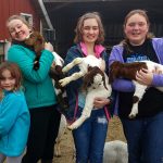 Lori Ollendick, "Cousins and Baby Goats," 2016