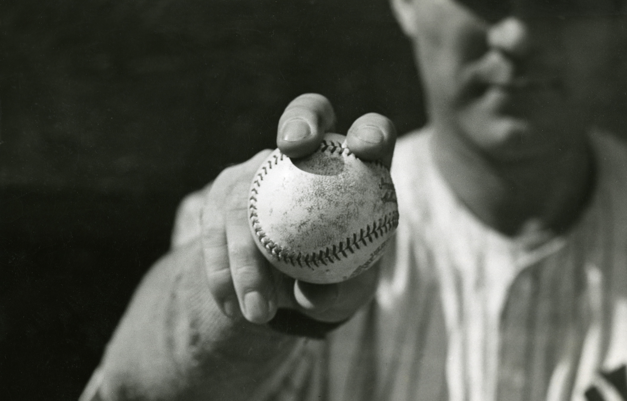 Image credit: "Red Ruffing’s fastball grip (detail)" by William C. Greene, c. 1938, 17 1⁄2” H x 21 1⁄2” W, PAP.28 See less